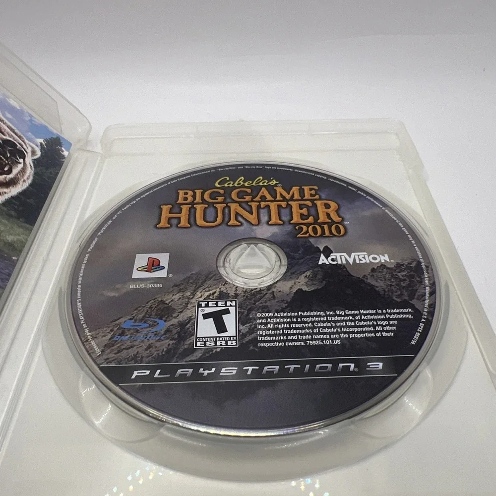 Cabelas Big Game Hunter 2010 W/ Original Case & Manual Sony PlayStation 3